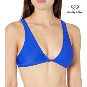 Cyn Luca Tall Triangle with Lace Back Bikini Top Swimsuit Size M